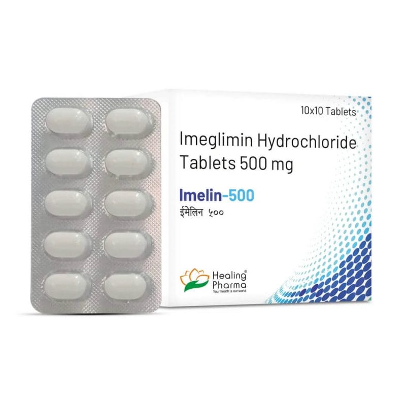 Имеглимин (Imelin-500) - таблетки 500 мг., №100